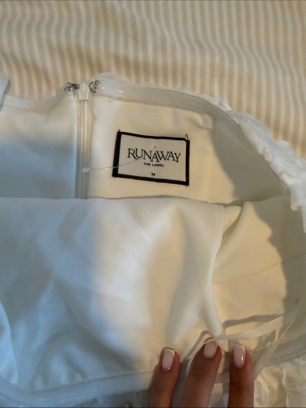 Runaway The Label Rosaline Strapless Mini Dress in White - Picture 3 of 3